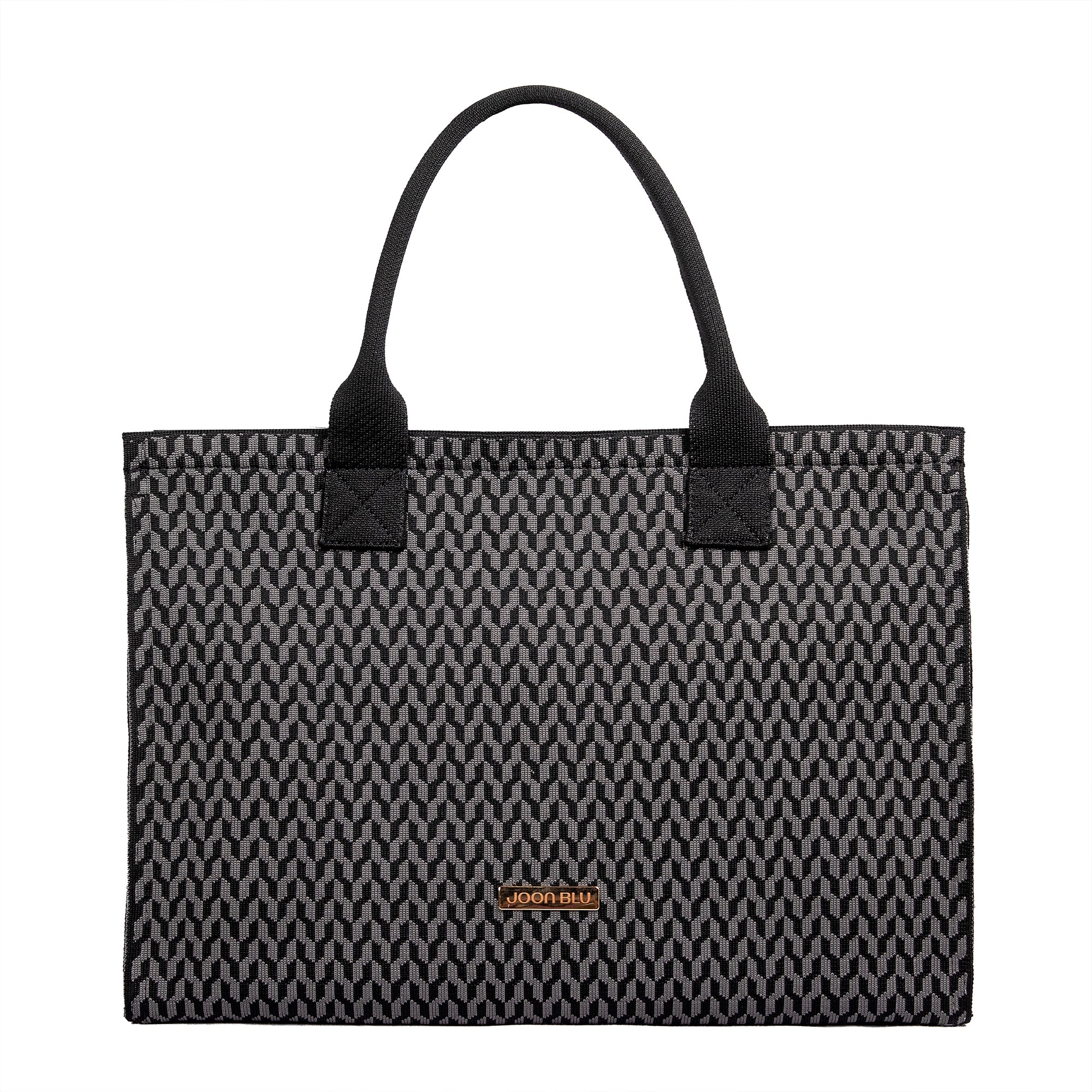 Black and Dark Grey, laptop and travel bag, work tote bag