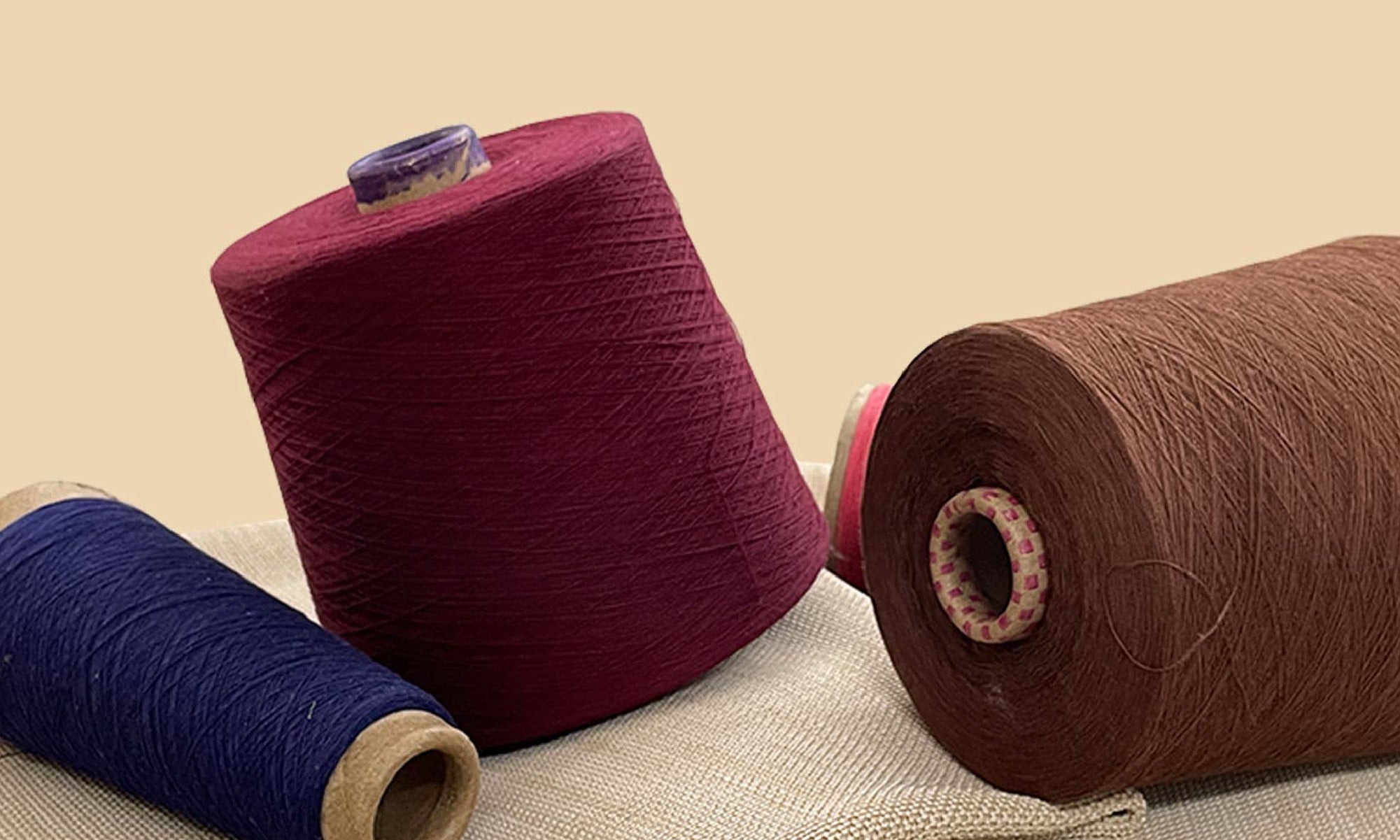 polyester thread and yarns made from recycled plastic bottles